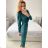 Šaty spoločenské  dlouhý rukáv dámske (S/M ONE SIZE) TALIANSKA MODA IM323KARIN/DU -   vínová -   S / M