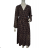 Šaty dlhé šifónové dlhý rukáv dámske (S/M ONE SIZE) TALIANSKA MÓDA IMWGM233909/DUR -   béžová -   S / M