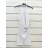 Šaty krátke trblietavé na ramienka dámske (S/M ONE SIZE) TALIANSKA MÓDA IMPSH2492014 biela S / M