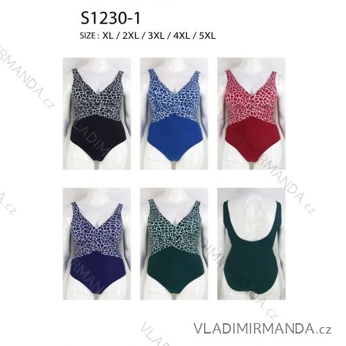 Plavky jednodielne dámske nadrozmerné (XL-5XL) MODERA S1230-1