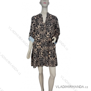 Šaty oversize letný dlhý rukáv dámske (M/L/XL ONE SIZE) TALIANSKA MÓDA IMWBB23BETTY/DR