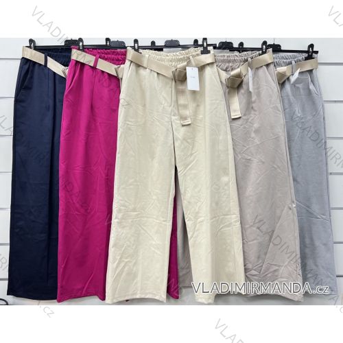 Nohavice s opaskom dlhé dámske (S/M/L ONE SIZE) TALIANSKA MÓDA IMWCP24070