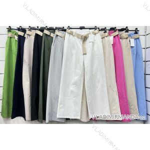 Nohavice s opaskom dlhé dámske (S/M/L ONE SIZE) TALIANSKA MÓDA IMWCP24088