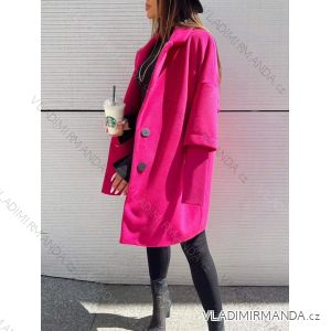 Kabát oversize dlouhý rukáv dámsky (S/M/L ONE SIZE) TALIANSKA MÓDA IMWAE24054