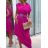 Šaty elegantný oversize dlhý rukáv dámske (S/M/L ONE SIZE) TALIANSKA MÓDA IMWAE24060