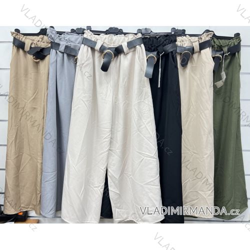 Nohavice dlhé s opaskom dámske (S/M/L ONE SIZE) TALIANSKA MÓDA IMWCP24123