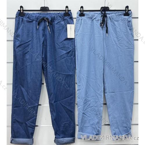 Nohavice dlhé strečové dámske (S-2XL) TALIANSKA MÓDA IMWCP24128