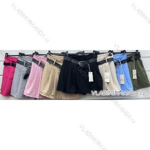 Sukňa krátka s opaskom dámska (S/M ONE SIZE) TALIANSKA MÓDA IMWCP24134
