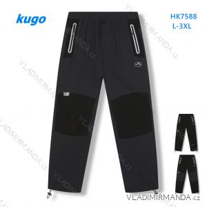 Nohavice softshellové slabé pánske (L-3XL) KUGO HK7588