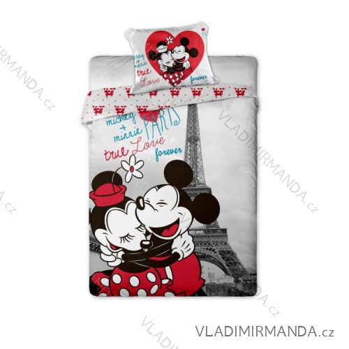 Obliečky minnie a mickey dorasteneckej dievčenské (140 * 200) JF MMINPARIS
