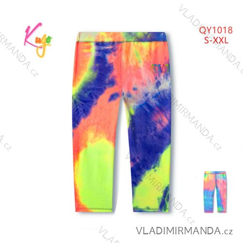 Legíny 3/4 dlhé dámske (S-2XL) KUGO QY1018
