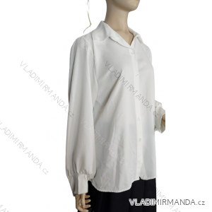 Košeľa elegantní dlhý rukáv dámska (M/L ONE SIZE) TALIANSKA MODA IM724004/DUR