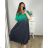 Šaty letné krátky rukáv dámske nadrozmer (3XL/4XL ONE SIZE) TALIANSKA MÓDA IMWQ24076