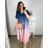 Šaty letné krátky rukáv dámske nadrozmer (3XL/4XL ONE SIZE) TALIANSKA MÓDA IMWQ24076