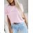 Tričko krátky rukáv dámske (S/M ONE SIZE) TALIANSKA MÓDA IMD24037