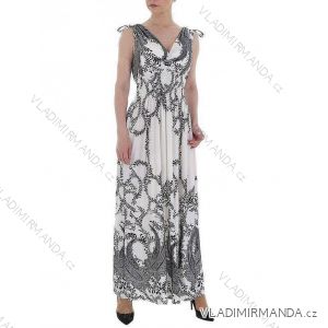 Šaty dlhé icecool bez rukávov dámske (M/L-XL/2XL) TALIANSKA MÓDA IMD24039