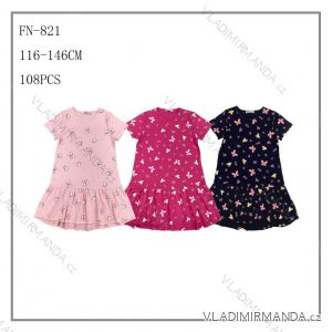 Šaty krátky rukáv detské dorast dievčenské (116-146) SEZON SEZ24FN-821