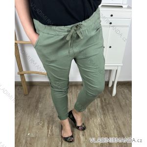 Nohavice strečové dlhé dámske (L/XL/2XL ONE SIZE) TALIANSKA MÓDA IMD23139