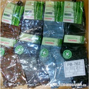 Ponožky teplé dámske zdravotné thermo bambusové (35-42) AMZF PB-815
