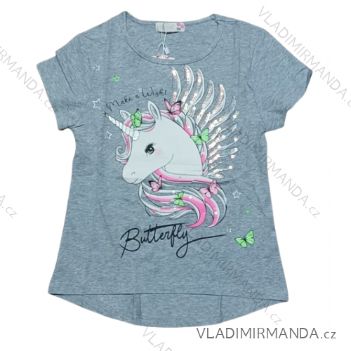 Tričko krátky rukáv dorast dievčenské (134-164) KUGO WT2893