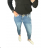 Rifle jeans dlhé dámske (M-3XL) M.SARA MSR24M399-4