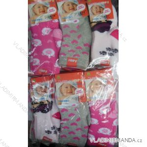 Ponožky teplé thermo dojčenské dievčenské (0-36 mesiacov) LOOKEN ZTY-6709ABS