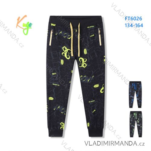 Tepláky slabé dorast chlapčenské (134-164) KUGO FT6026