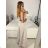 Nohavice dlhé oversize elegantné s opaskom dámske (S/M/L ONE SIZE) TALIANSKA MODA IM3244008/DU -   čierna
 -   M / L