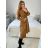 Kabát flaušový s podšívkou dámsky (S/M/L ONE SIZE) TALIANSKA MÓDA IM424100