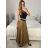 Sukňa dlhá skladaná (M/L ONE SIZE) TALIANSKA MóDA IM324BRITA/DUR -   vínová -   M / L
