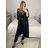 Kabát dlhý dlhý kabát dámske (S/M ONE SIZE) TALIANSKA MÓDA IMPBB22E55571