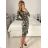 Šaty elegantný dlhý rukáv dámske (S/M ONE SIZE) TALIANSKA MÓDA IMWMY233991