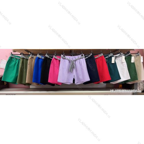 Kraťasy šortky dámske nadrozmer (3XL/4XL ONE SIZE) TALIANSKA MÓDA IMWQ24137