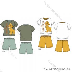 Súprava letné kraťasy a tričko krátky rukáv leví kráľ detská dievčenské (98-116) SETINO EX2039
