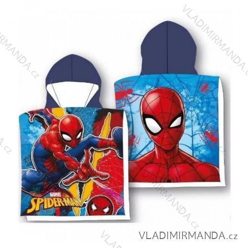 Pončo spiderman detské chlapčenské (55x110 cm) SETINO SPI24-2019CG