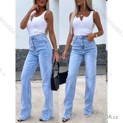 Rifle jeans dlhé dámske (34-42) M.SARA MSR24095