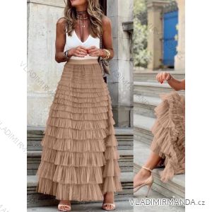 Sukňa dlhá dámska (S/M/L ONE SIZE) TALIANSKA MÓDA IMWM24133