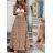 Sukňa dlhá dámska (S/M/L ONE SIZE) TALIANSKA MÓDA IMWM24133