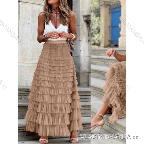 Sukňa dlhá dámska (S/M/L ONE SIZE) TALIANSKA MÓDA IMWM24133