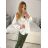 Košeľa saténová dlhý rukáv dámske (S/M/L ONE SIZE) TALIANSKA MóDA IM322560/DR M/L červená
