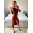 Šaty dlouhé dlouhý rukáv dámská (S/M ONE SIZE) ITALSKÁ MÓDA IMM23M2103/DU -   čierna
 -   S / M