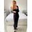Šaty dlouhé dlouhý rukáv dámská (S/M ONE SIZE) ITALSKÁ MÓDA IMM23M29999/DU -   béžová -   S / M