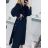 Šaty košeľové predĺžené dlhý rukáv dámske (S/M/L ONE SIZE) TALIANSKA MÓDA IMWBH24061