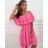 Šaty elegantný carmen šifón dámske (S/M/L ONE SIZE) TALIANSKA MÓDA IMCN24018