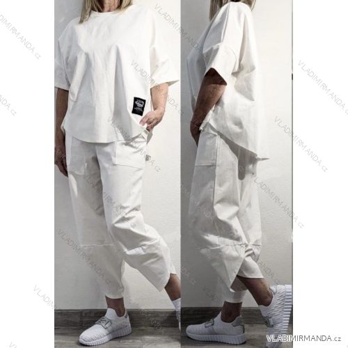 Súprava oversize nohavice a tunika dámske (S/M/L ONE SIZE) TALIANSKA MÓDA IMWAD24051