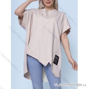 Tunika oversize krátky rukáv dámska (S/M/L ONE SIZE) TALIANSKA MÓDA IMWAD24068