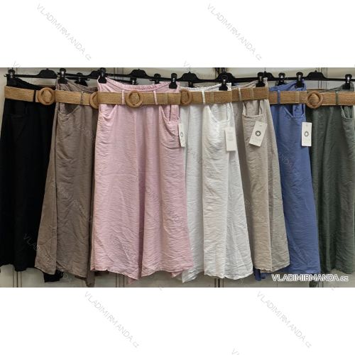 Sukňa dlhá s opaskom dámska (S/M/L ONE SIZE) TALIANSKA MÓDA IMC24208