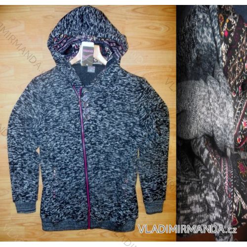 Mikina teplá dámska zips s kapucňou (m-xxl) EPISTER 57327