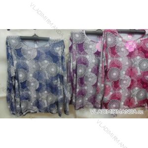 Tunika dlhý rukáv dámska nadrozmerná (l-4XL) VALERIE DREAM LO-6657
