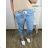 Nohavice  s opaskom dámske nadrozmer (XL/2XL/3XL ONE SIZE) TALIANSKA MóDA IM424211/DR 2XL/3XL svetlo modrá